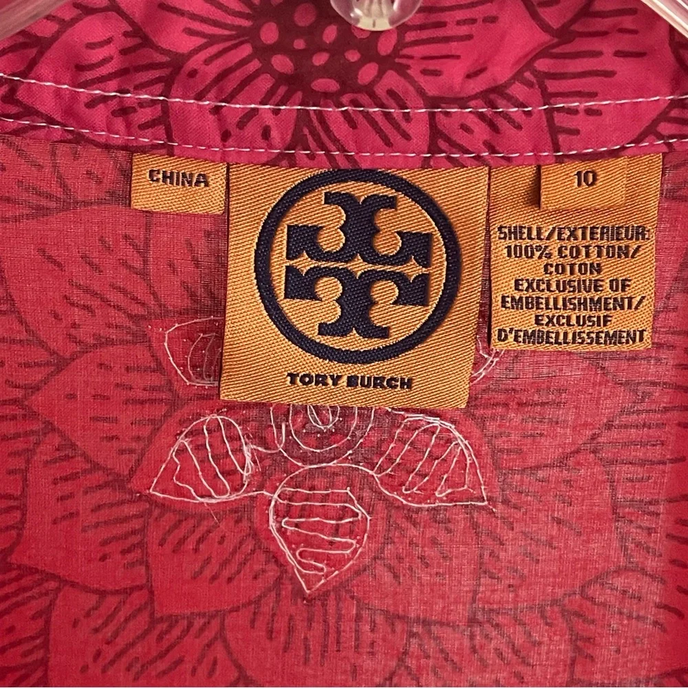 Tory Burch Sequin Stephanie Tunic Top